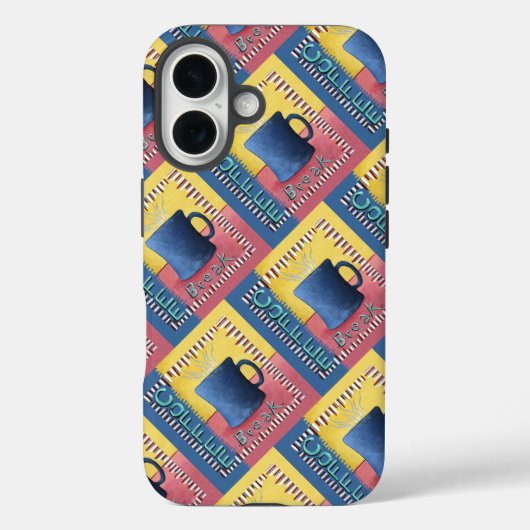 Koffiepauze Case-Mate iPhone Case (Achterkant)