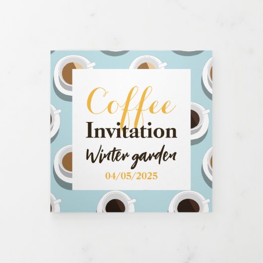 Koffiepauze. Drieluik Programma (Cover)