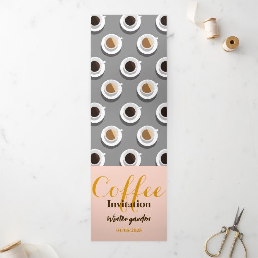 Koffiepauze. Drieluik Programma (Buitenkant)