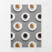 Koffiepauze. Drieluik Uitnodiging (Cover)