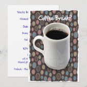 Koffiepauze en Mok van koffie Kaart (Voorkant / Achterkant)