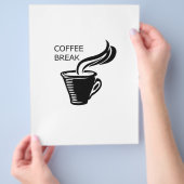 Koffiepauze Flyer (Hand)