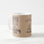 Koffiepauze – Geweldige ideeën – Latte Beige Koffiemok (Voorkant links)
