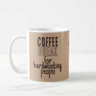 Koffiepauze – Geweldige ideeën – Latte Beige Koffiemok