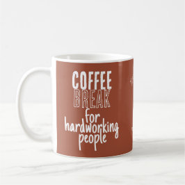 Koffiepauze – Geweldige ideeën – Terracotta  Koffiemok