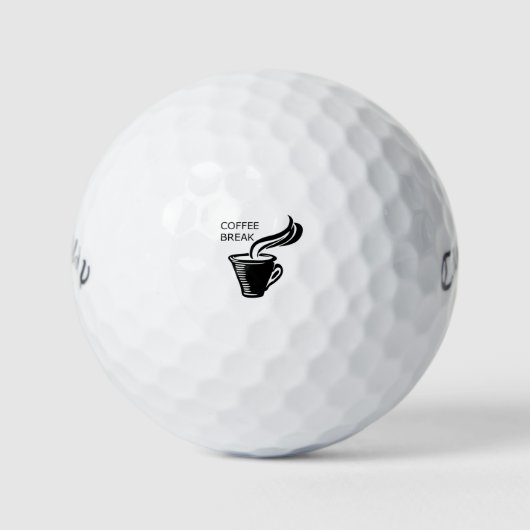 Koffiepauze Golfballen (Voorkant)