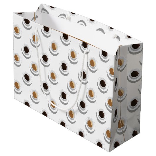 Koffiepauze. Groot Cadeauzakje (Achterkant Gekanteld)