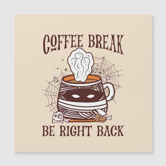 Koffiepauze - Halloween thema (Voorkant)