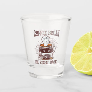 Koffiepauze - Halloween thema Shot Glas