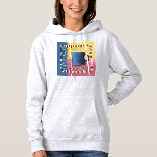 Koffiepauze Hoodie (Voorkant)