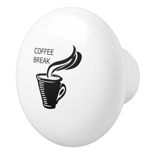 Koffiepauze Keramische Knop (Rechts)