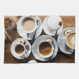 Koffiepauze keukenhanddoeken