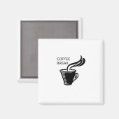 Koffiepauze Magneet (Voorkant / Achterkant)