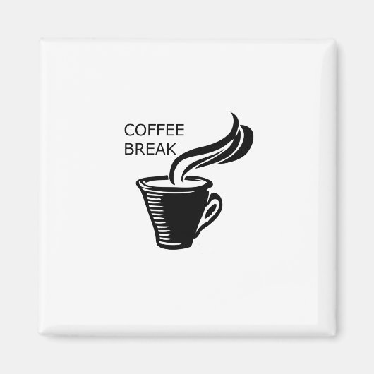 Koffiepauze Magneet (Voorkant)
