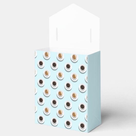 Koffiepauze. medium geschenkzak bedankdoosjes (Geopend)