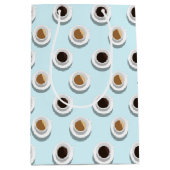 Koffiepauze. medium geschenkzak medium cadeauzakje (Voorkant)