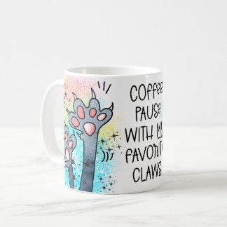koffiepauze met mijn favoriete klauwen Koffie Mok