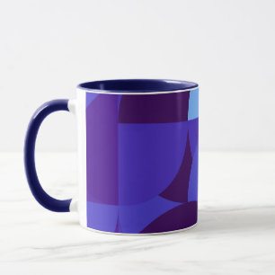 Koffiepauze met onze Kwart Geometrische Mok