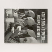 Koffiepauze met pauze van Alien Abduction Legpuzzel (Horizontaal)