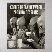 Koffiepauze met pauze van Alien Abduction