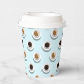 Koffiepauze. Papieren Bekers (Rechts)