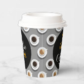 Koffiepauze. Papieren Bekers (Rechts)