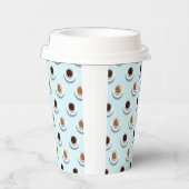 Koffiepauze. Papieren Bekers (Rechts)