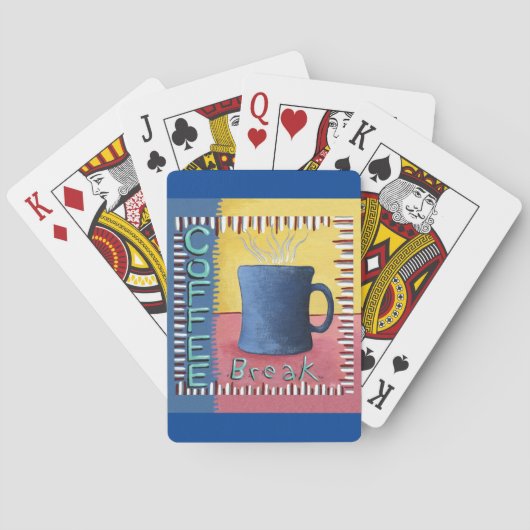 Koffiepauze Pokerkaarten (Achterkant)