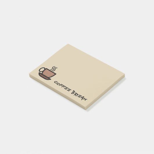 Koffiepauze Post-it® Notes (Schuin)