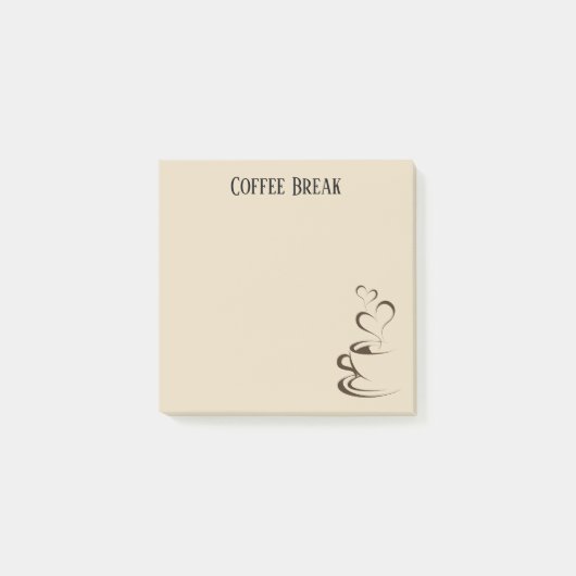 Koffiepauze Post-it notities Post-it® Notes (Voorkant)