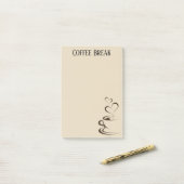 Koffiepauze Post-it notities Post-it® Notes (Op bureau)