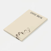 Koffiepauze Post-it notities Post-it® Notes (Schuin)