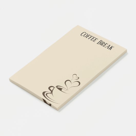 Koffiepauze Post-it notities Post-it® Notes (Schuin)