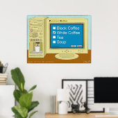 Koffiepauze Poster (Thuiskantoor)