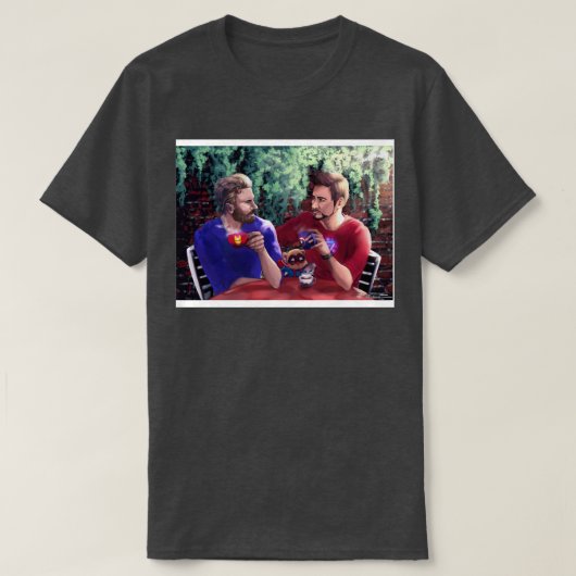 Koffiepauze T-shirt (Design voorkant)