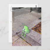 koffiepauze van sluggo briefkaart (Voorkant / Achterkant)