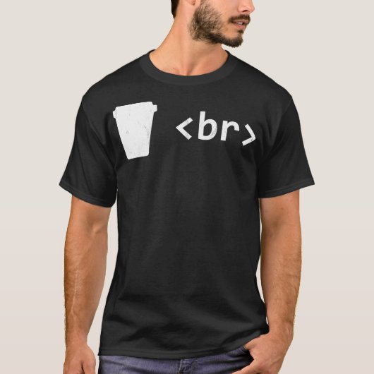 Koffiepauze voor softwareontwikkelaars - Ik heb ee T-shirt (Voorkant)