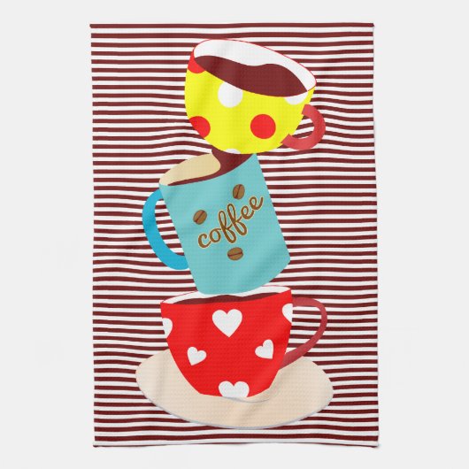 Koffiepauzes Theedoek (Verticaal)