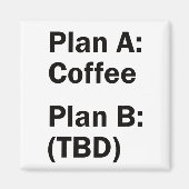 Koffieplan Magneet (Voorkant)