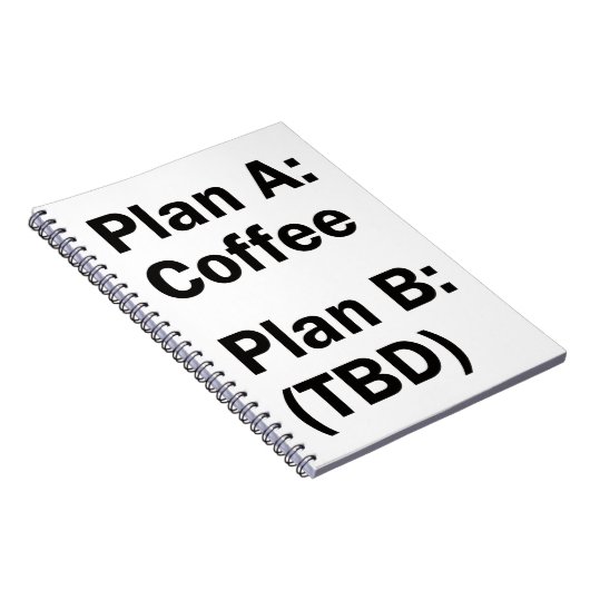 Koffieplan Notitieboek (Rechterzijde)