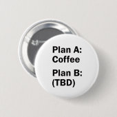 Koffieplan Ronde Button 5,7 Cm (Voorkant /achterkant)