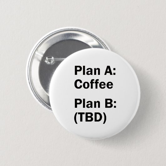 Koffieplan Ronde Button 5,7 Cm (Voorkant /achterkant)