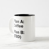 Koffieplan Tweekleurige Koffiemok (Voorkant links)