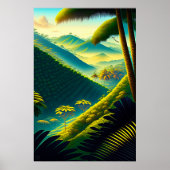 Koffieplantage - Canvas Art Print (Voorkant)