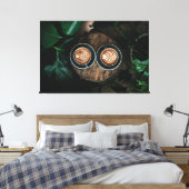 Koffieplaten 60x40 met wandkunst - Ideaal voor gew Canvas Afdruk (Insitu (Slaapkamer))