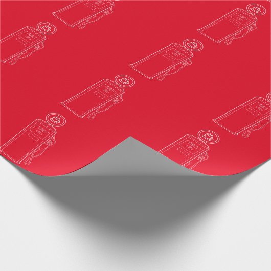 Koffiepomp Cadeaupapier (Hoek)