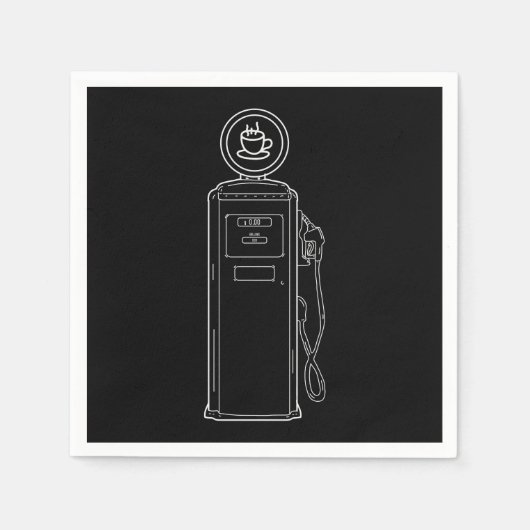 Koffiepomp Servet (Voorkant)