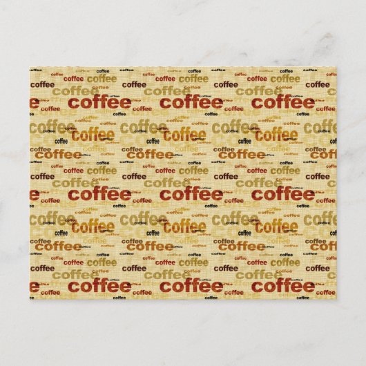 Koffieportefeuille Briefkaart (Voorkant)