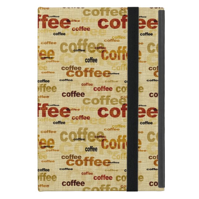 Koffieportefeuille iPad Mini Hoesje (Voorkant Dicht)