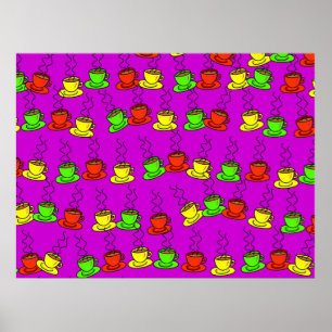 Koffieportefeuille Poster